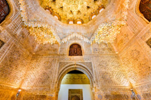 Honeycomb ceiling in Alhambra