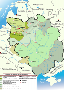 Map of Lithuania