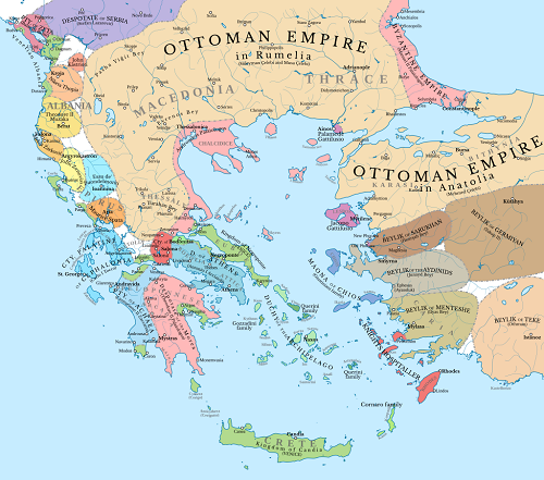 Map Of Byzantium 1410 Byzantine Emporia Map Of Byzantium 1410 Byzantine Emporia